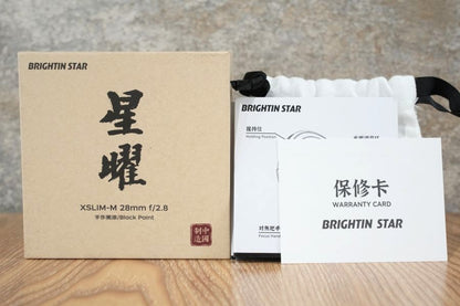 BRIGHTIN STAR MF 28mm F2.8 ライカM用 ブラックペイント