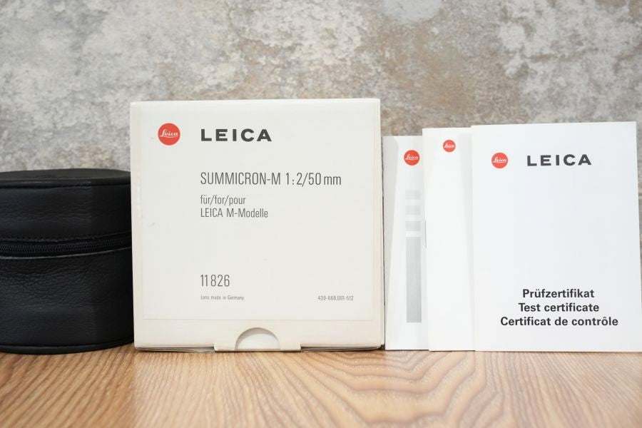 LEICA Summicron M50mm f2.0 4th Black 11826