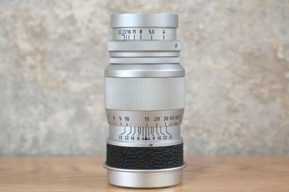 LEICA Elmar L90mm f4.0 Silver 前期 1955年製