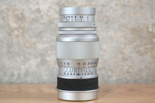 LEICA Elmar L90mm f4.0 Silver 前期 1955年製