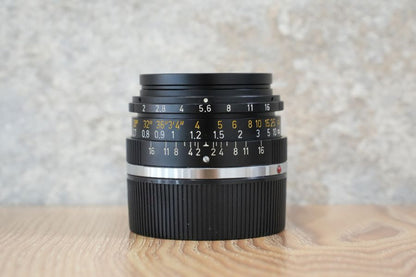 LEICA Summicron M35mm f2.0 2nd 6枚玉 1971年製 ギャラ付き メンテンス済み