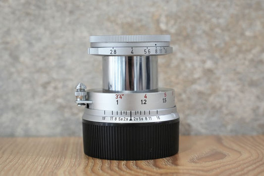 LEICA Elmar M50mm f2.8 沈胴 1st ※最短1m 1971年製 メンテンス済み