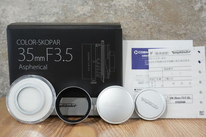 Voigtlander COLOR-SKOPAR 35mm F3.5 Aspherical VM Silver
