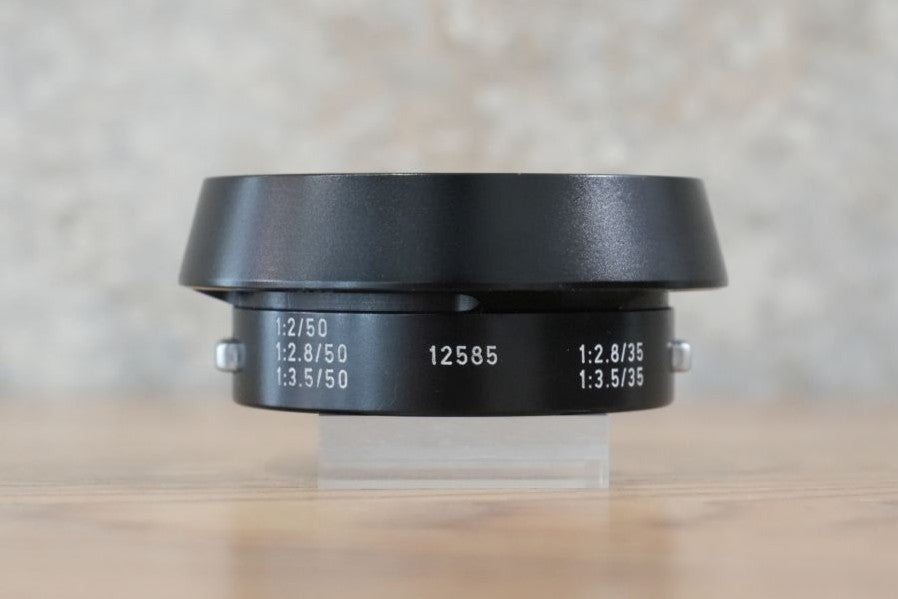 LEICA 12585 Hood for M35mm/M50mm & 14033 Hood Cap