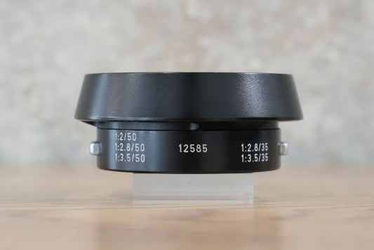 LEICA 12585 Hood for M35mm/M50mm & 14033 Hood Cap