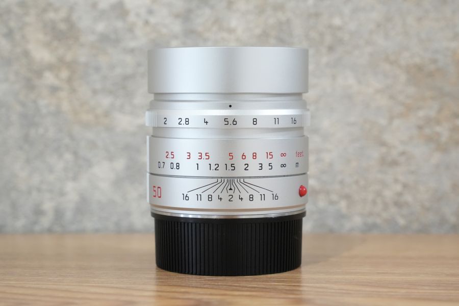 APO-Summicron M50mm f2.0 ASPH.Silver 11142 付属品完備 OH済み