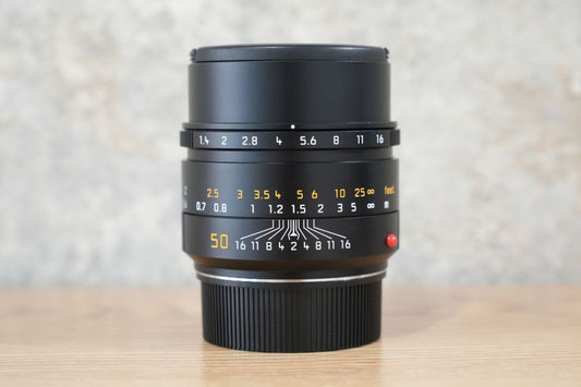 LEICA Summilux M50mm f1.4 ASPH. 11728 Black 保証付き