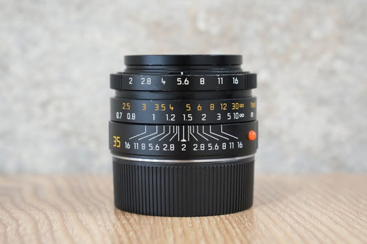 LEICA Summicron M35mm f2.0 ASPH.Black 11879 メンテナンス済み