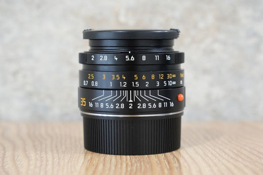 LEICA Summicron M35mm f2.0 ASPH.Black 11879 メンテナンス済み
