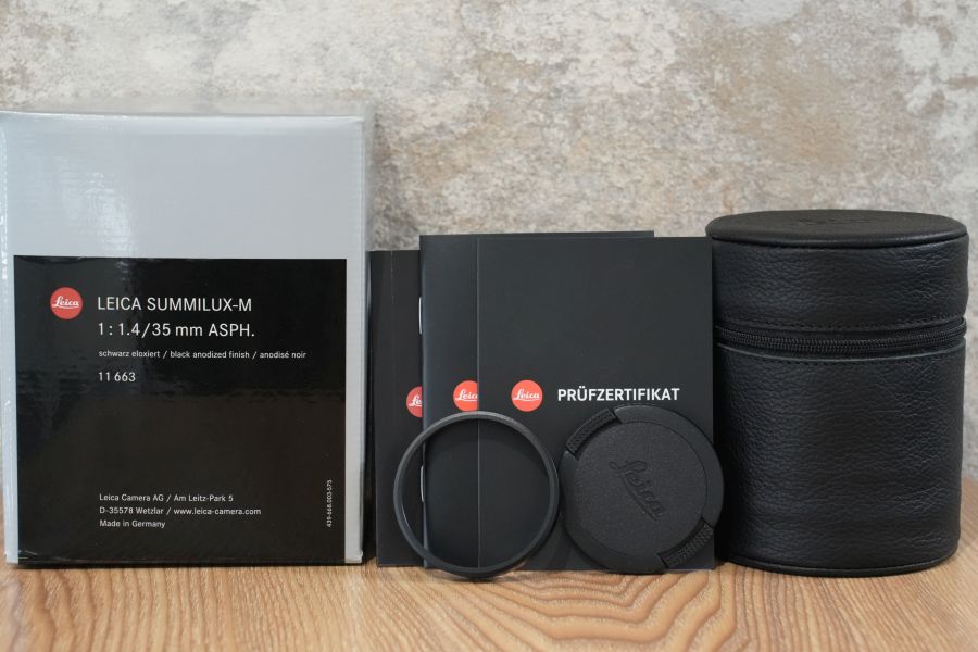 LEICA Summilux M35mm f1.4 ASPH.11663 FLE 6bit 付属品完備