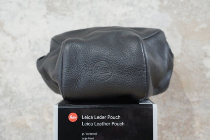 LEICA M10用レザーポーチ ブラック ロング 14894