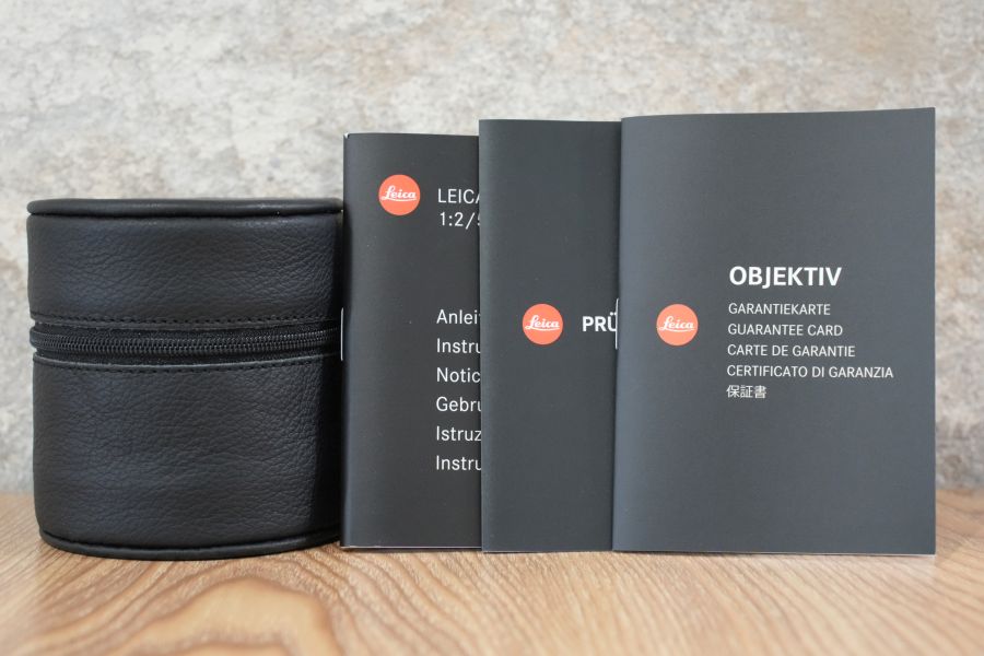 LEICA Summicron M50mm f2.0 Black 11826 6bit
