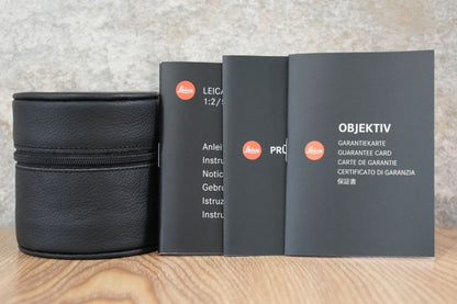 LEICA Summicron M50mm f2.0 Black 11826 6bit