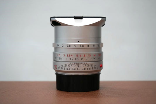 LEICA Summilux M35mm f1.4 ASPH. 11675 FLE Silver 6bit 極美品