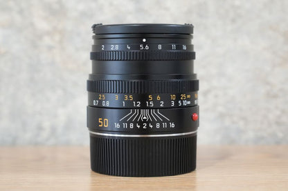 LEICA Summicron M50mm f2.0 Black 11826 6bit