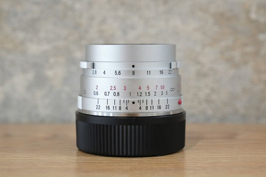 Voigtlander COLOR-SKOPAR 28mm F2.8 Aspherical Type II VM Silver