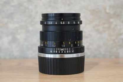 LEICA Summicron M50mm f2.0 2nd Black Chrome 1970年製 メンテナンス済み