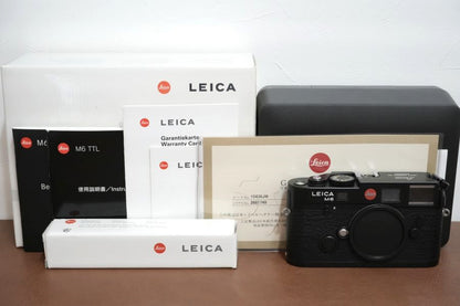 LEICA M6 TTL 0.85 JAPAN print Black 箱付き