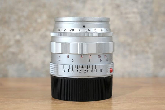 LEICA Summilux M50mm f1.4 2nd Silver 1962年製 メンテナンス済み