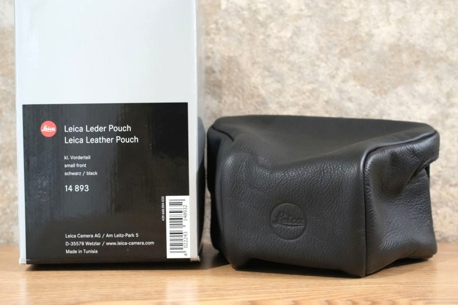 LEICA M10用 レザーポーチ ブラック ショート 14893