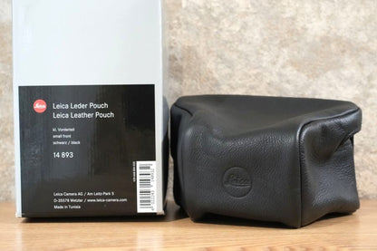 LEICA M10用 レザーポーチ ブラック ショート 14893