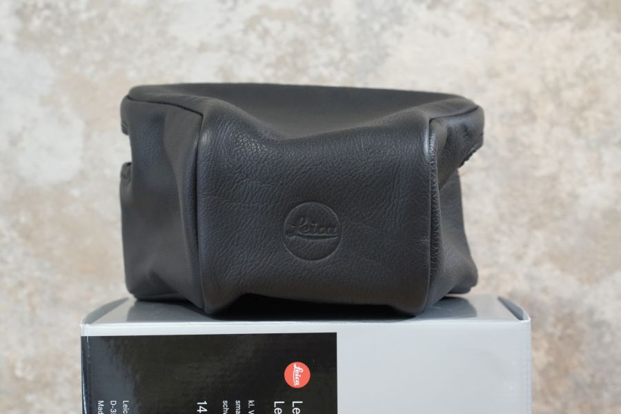 LEICA M10用 レザーポーチ ブラック ショート 14893