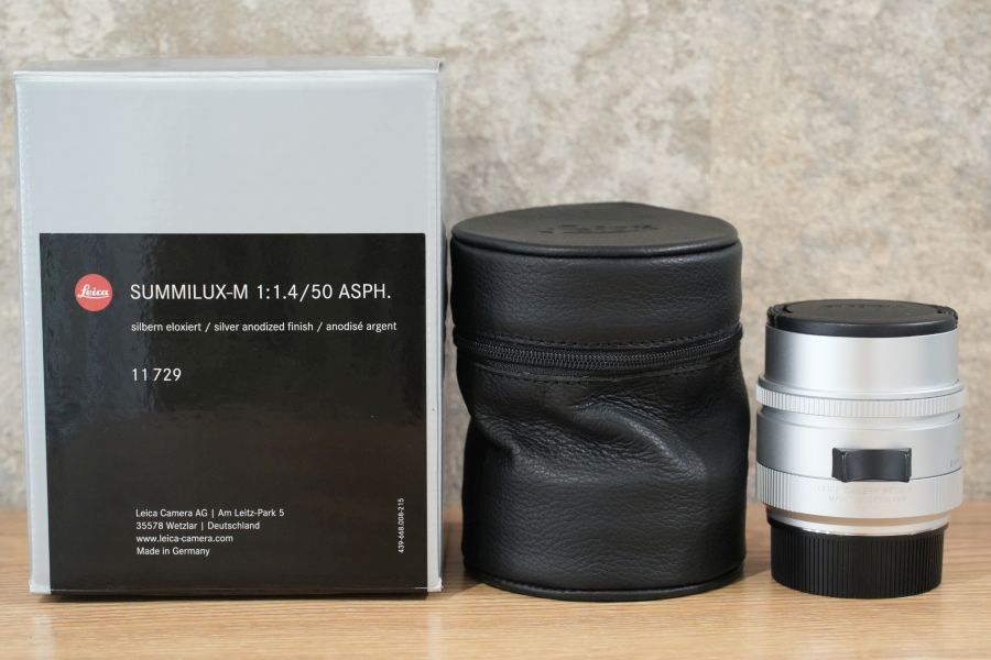 LEICA Summilux M50mm f1.4 ASPH. 11729 Silver 箱付き