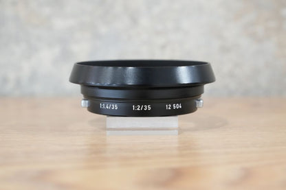 LEICA 12504 M35mm/1.4・M35mm/2.0用フード SERIE7フィルター付き