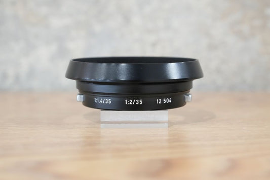 LEICA 12504 M35mm/1.4・M35mm/2.0用フード SERIE7フィルター付き