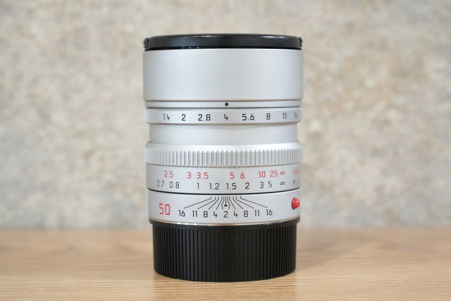 LEICA Summilux M50mm f1.4 ASPH.Silver 11892C 6bit 付属品完備