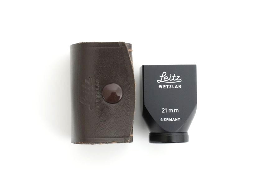 LEICA SBKOO 21mm ビューファインダー  Black 純正革ケース付き