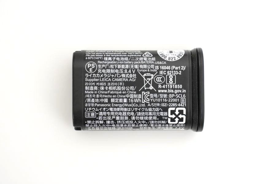 LEICA BP-SCL6 SLシリーズ/Q2/Q3用バッテリー