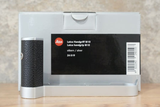LEICA M10用 ハンドグリップ シルバー 24019 箱付き