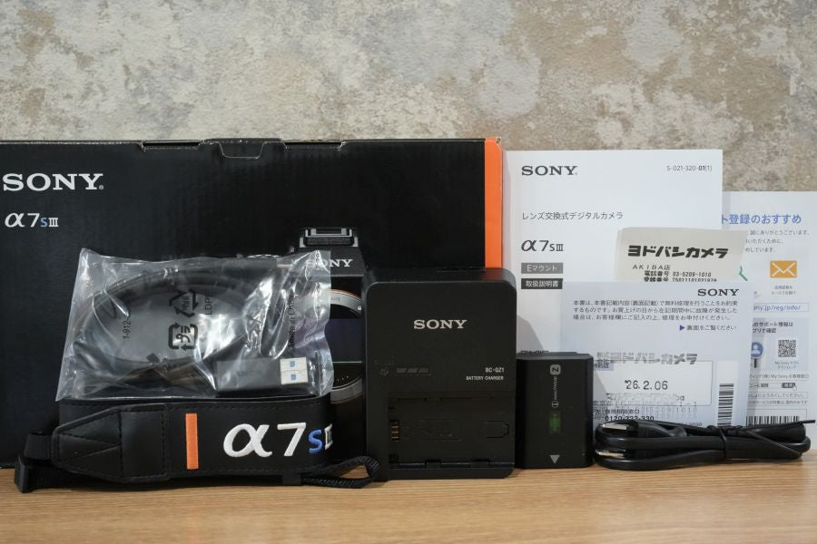 SONY α7S III ILCE-7SM3 2026年2月購入品
