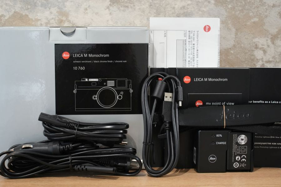LEICA M Monochrom Black Chrome センサー対策済み 付属品完備 証明書付き