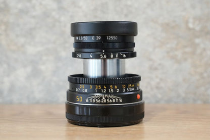 Elmar M50mm f2.8 Black 最短0.7m 2000年製 メンテナンス済み