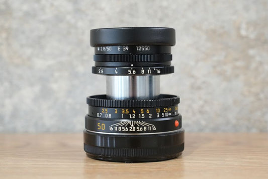 Elmar M50mm f2.8 Black 最短0.7m 2000年製 メンテナンス済み