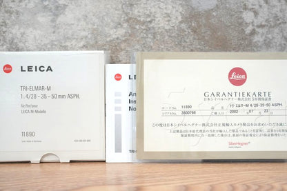 LEICA Tri-Elmar-M 28-35-50mm f4.0 ASPH E55 箱付き