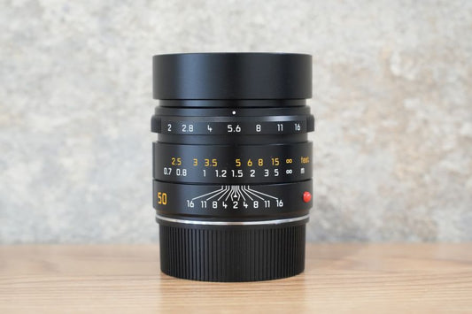 APO-Summicron M50mm f2.0 ASPH.Black 11141 2023年製 付属品完備