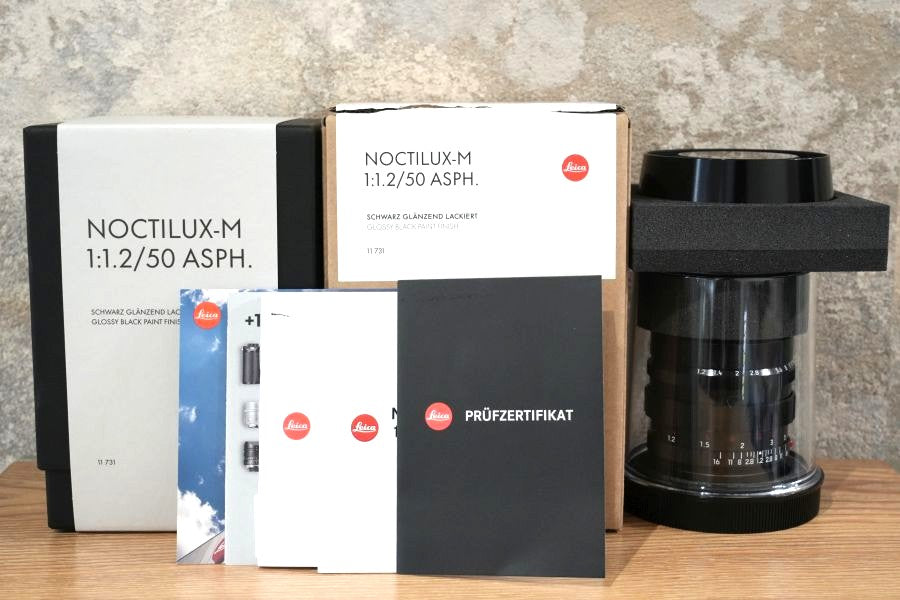 Noctilux M50mm f1.2 ASPH. Glossy Black グロッシーブラック 11731 付属品完備