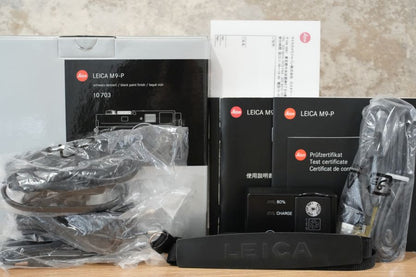 LEICA M9-P Black Paint 付属品完備 センサー対策済み 証明書付き