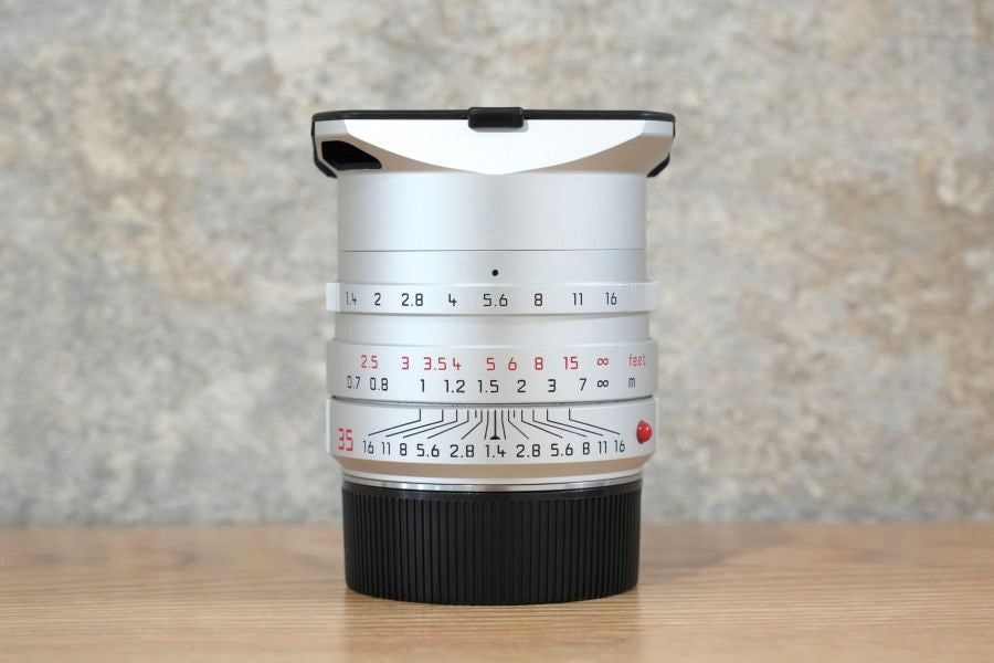LEICA Summilux M35mm f1.4 ASPH. 11675 FLE Silver 6bit