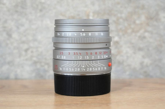 LEICA Summilux M35mm f1.4 ASPH. 11859 Pre Fle Titan チタン