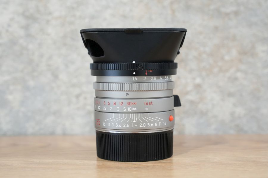 LEICA Summilux M35mm f1.4 ASPH. 11859 Pre Fle Titan チタン