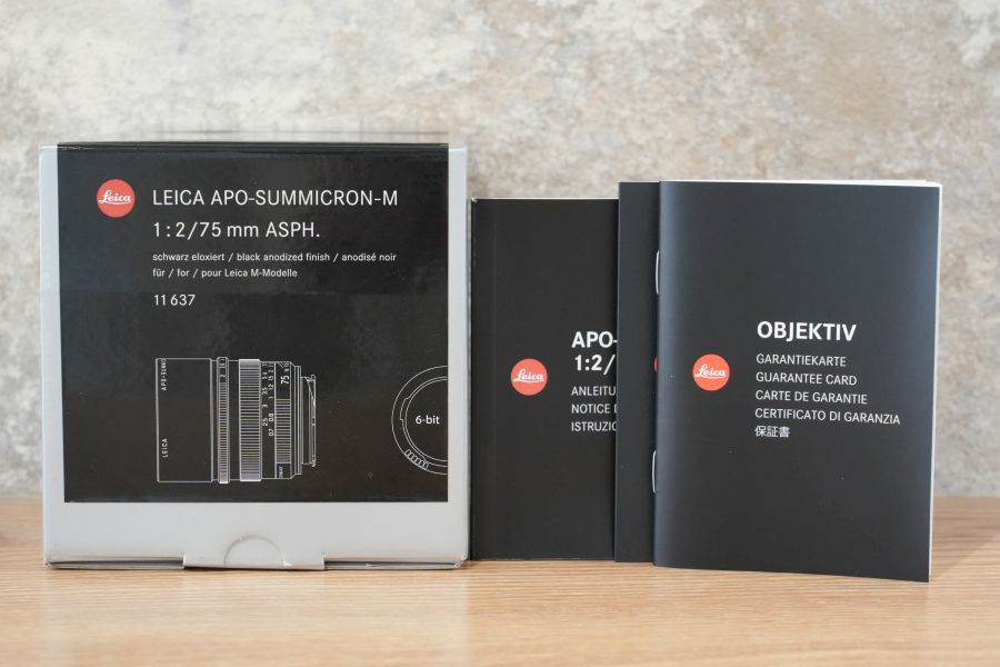 APO-Summicron M75mm f2.0 ASPH.Black 6bit 11637