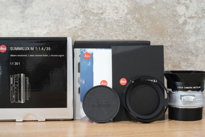 LEICA Summilux M35mm f1.4 11301 復刻スチールリム 2025年製 付属品完備