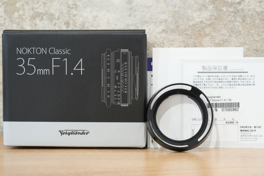 Voigtlander NOKTON Classic 35mm F1.4 II SC VM 箱付き