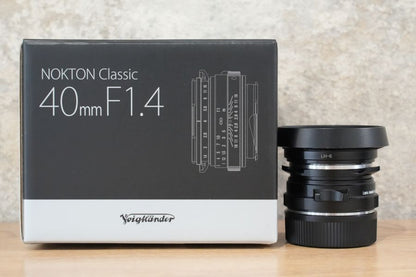 Voigtlander NOKTON Classic 40mm F1.4 SC VM 箱付き