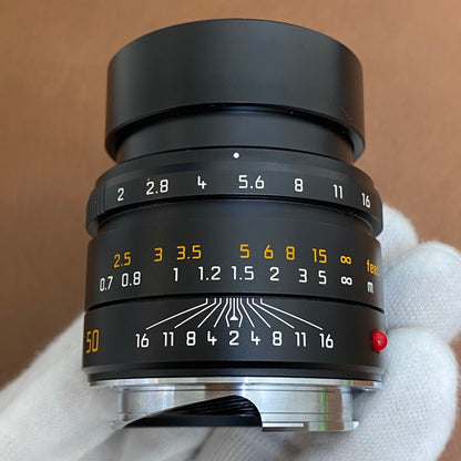 APO-Summicron M50mm f2.0 ASPH.Black 11141 箱付き