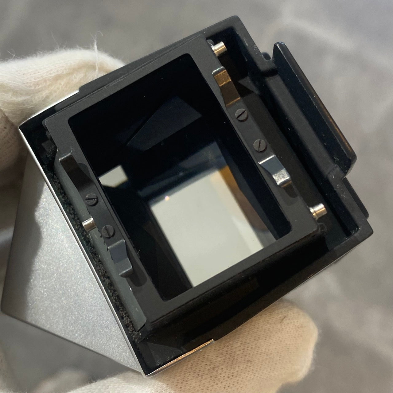 Nikon F用 アクションファインダー 革ケース付き
